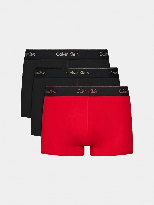 Pack 3 boxers trunk coton noir homme - Calvin Klein