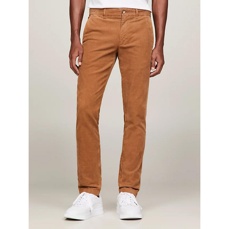 Chino bleecker cordu marron homme - Tommy Hilfiger