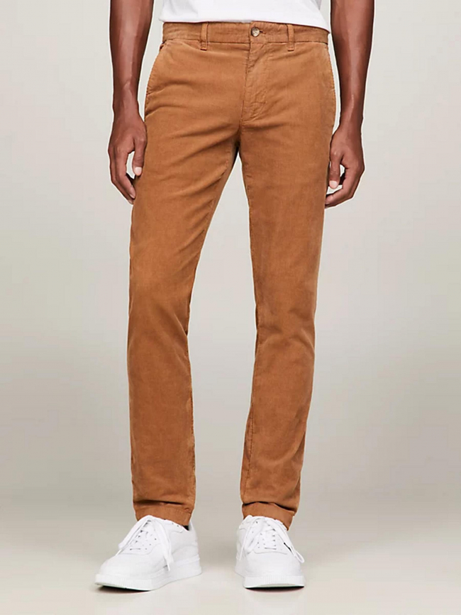 Chino bleecker cordu marron homme - Tommy Hilfiger