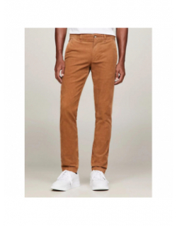 Chino bleecker cordu marron homme - Tommy Hilfiger