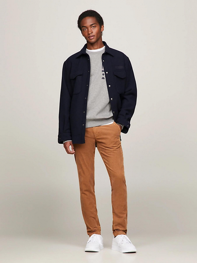 Chino bleecker cordu marron homme - Tommy Hilfiger