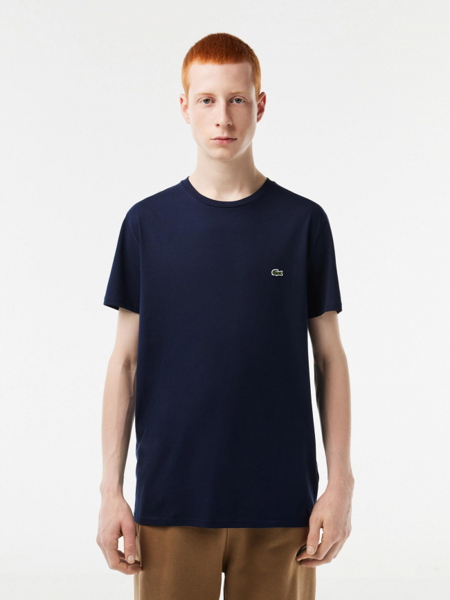 T-shirt core essential bleu marine homme - Lacoste