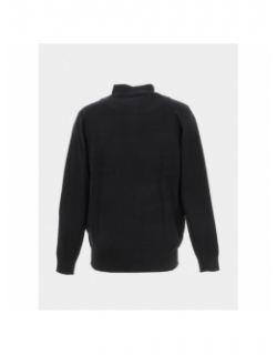 Pull col zippé fobos noir homme - Benson & Cherry