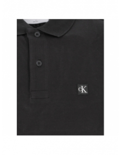 Polo embro badge noir homme - Calvin Klein Jeans