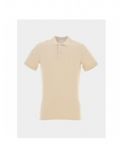 Polo ambro badge beige homme - Calvin Klein