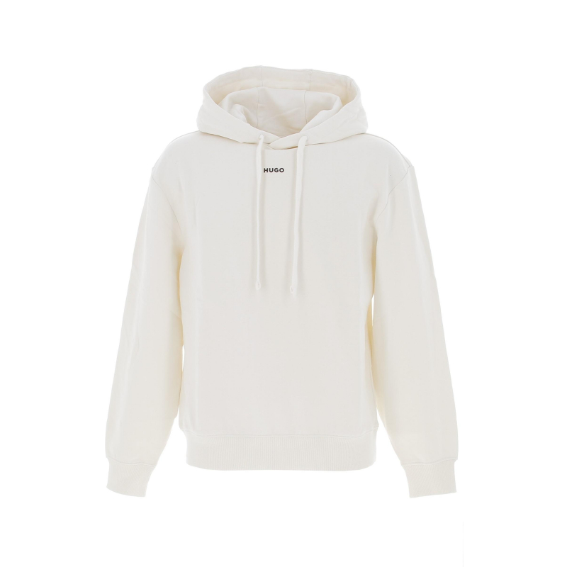 Sweat à capuche dapo blanc homme - Hugo