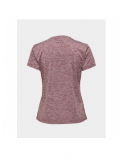 T-shirt de sport play pivy bordeaux femme - Only