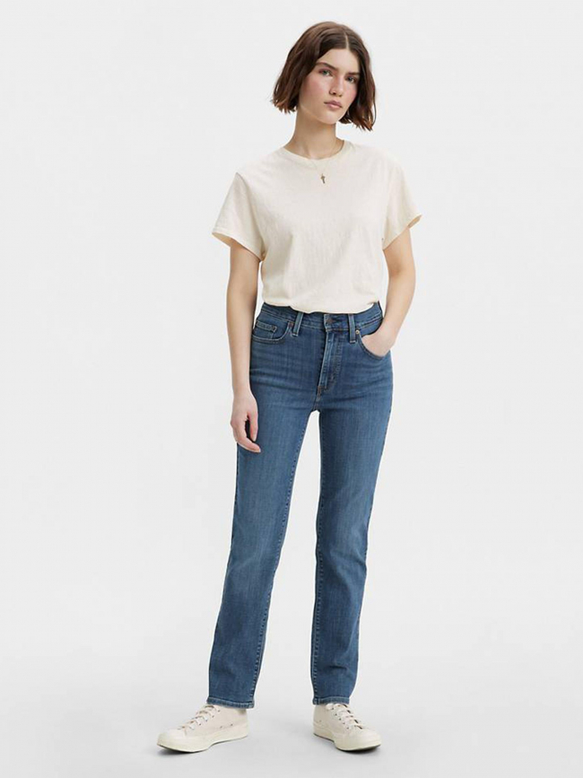 Jean droit taille haute 724 bleu femme - Levi's