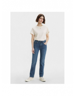 Jean droit taille haute 724 bleu femme - Levi's