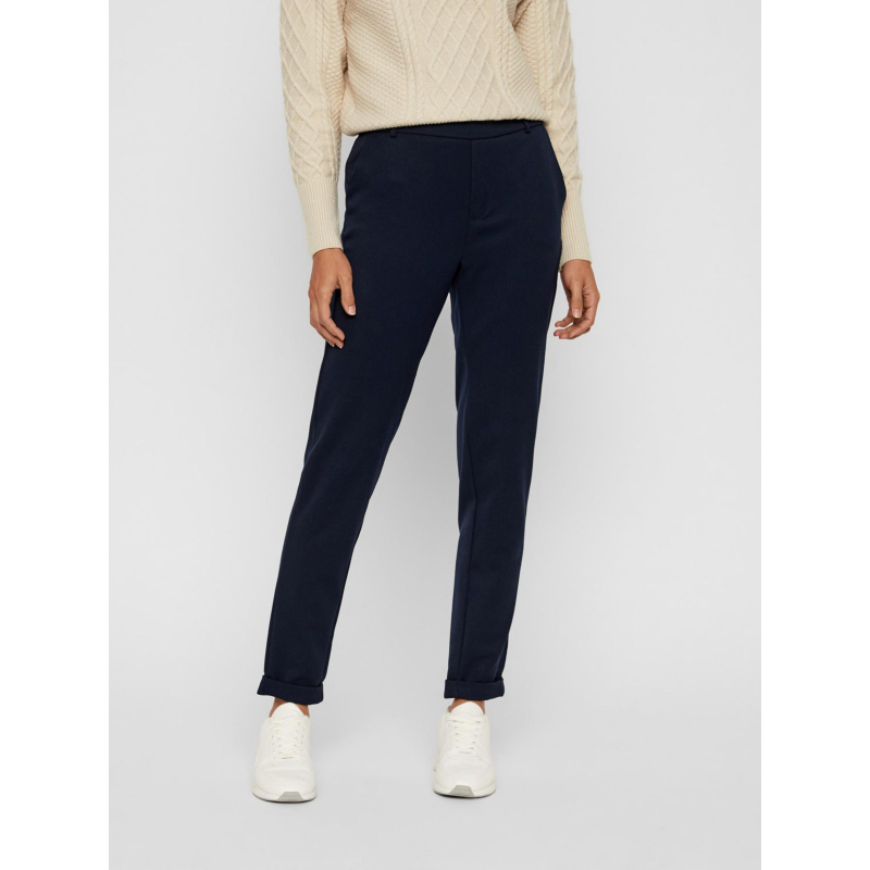 Pantalon large maya bleu marine femme - Vero Moda