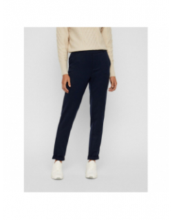 Pantalon large maya bleu marine femme - Vero Moda