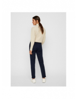 Pantalon large maya bleu marine femme - Vero Moda