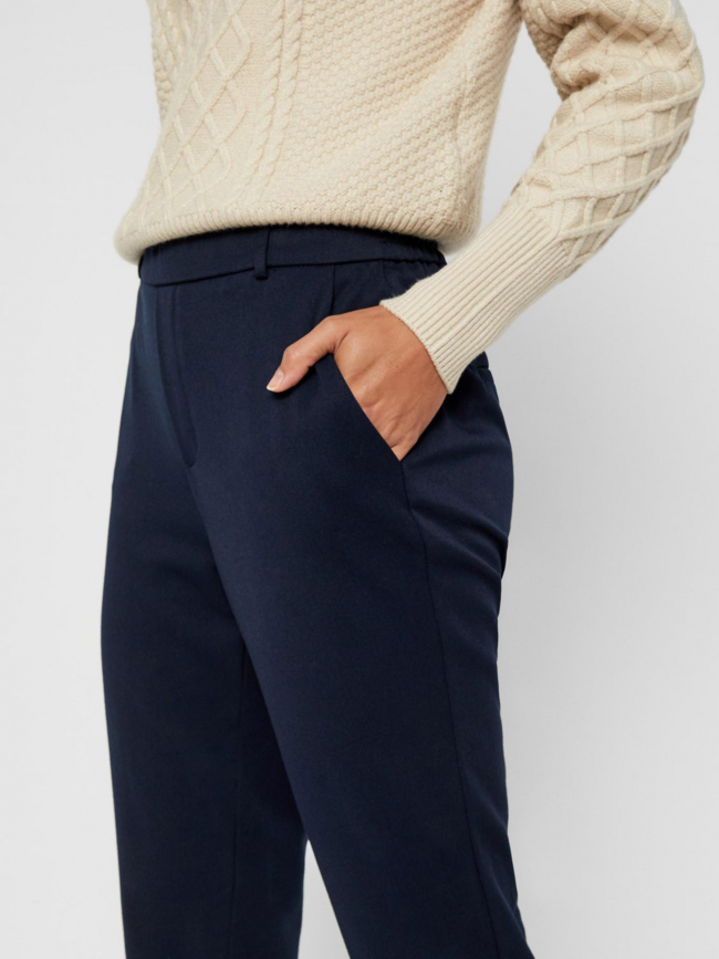 Pantalon large maya bleu marine femme - Vero Moda