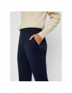 Pantalon large maya bleu marine femme - Vero Moda