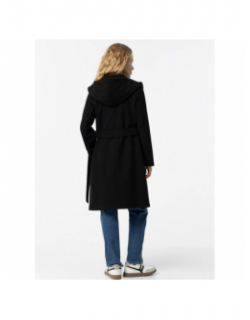 Manteau à capuche colusion noir femme - Tiffosi