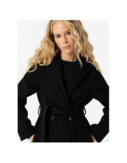 Manteau à capuche colusion noir femme - Tiffosi