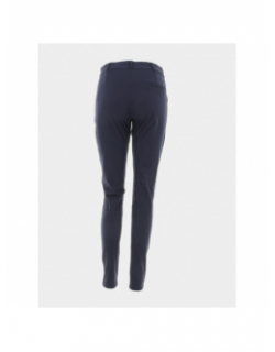 Pantalon chino slim bleu marine femme - Hbt