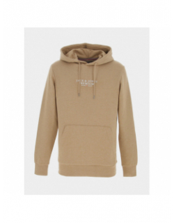 Sweat à capuche archie marron homme - Jack & Jones