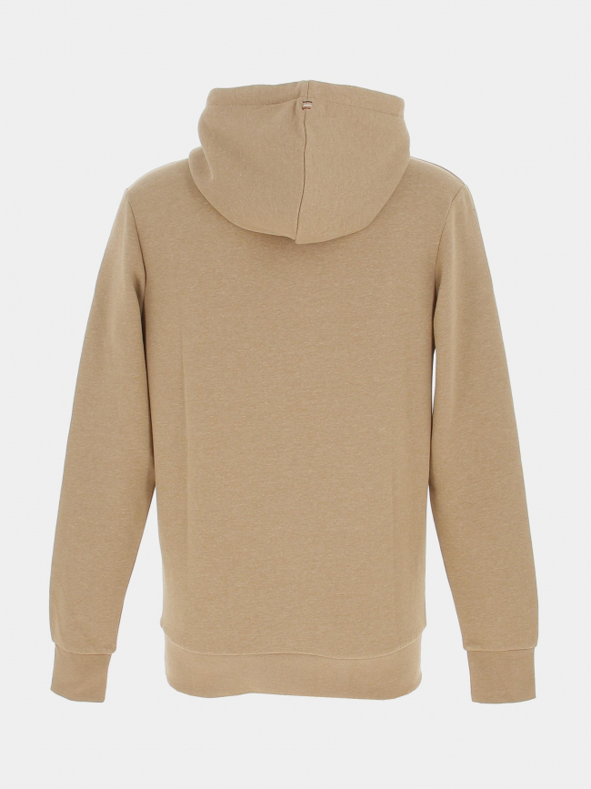 Sweat à capuche archie marron homme - Jack & Jones