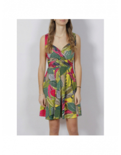 Robe fleurie pepsa multicolore femme - Morgan