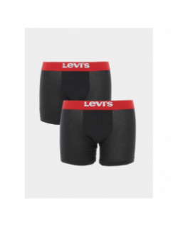 Pack 2 boxers solid basic noir homme - Levi's