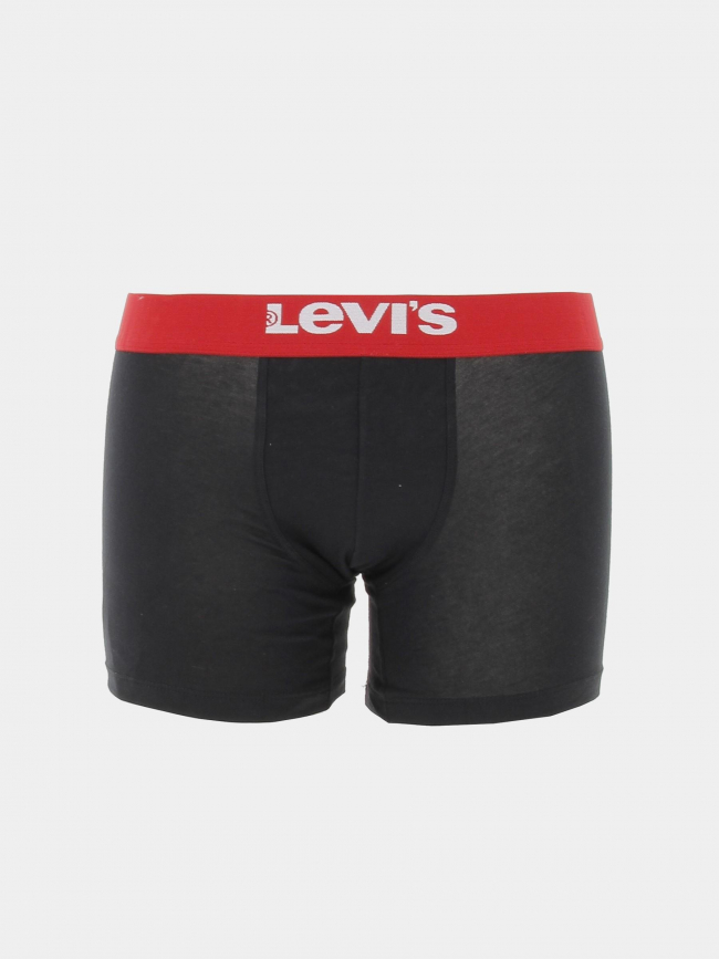 Pack 2 boxers solid basic noir homme - Levi's