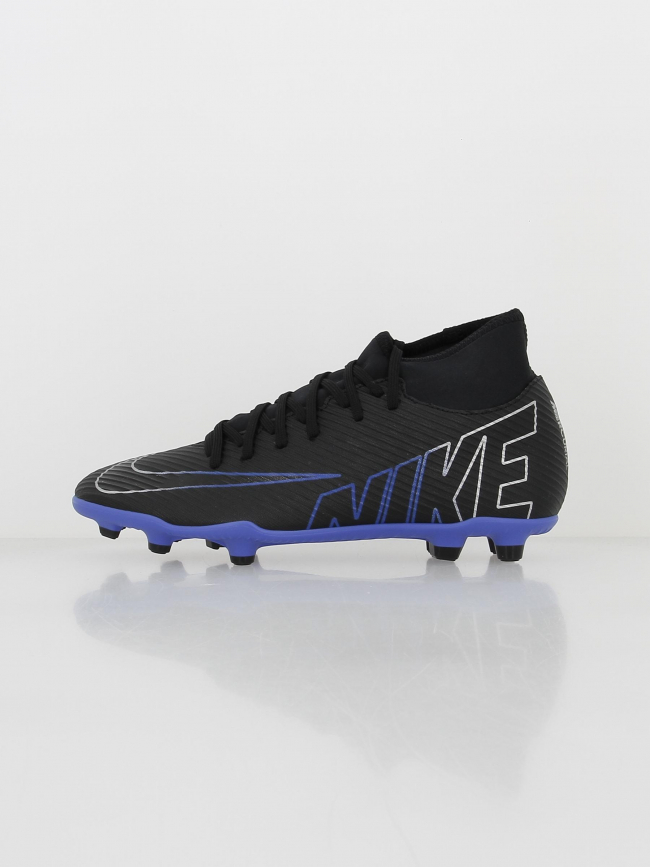 Chaussures de football superfly 9 club fg/mg noir homme - Nike