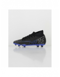 Chaussures de football superfly 9 club fg/mg noir homme - Nike