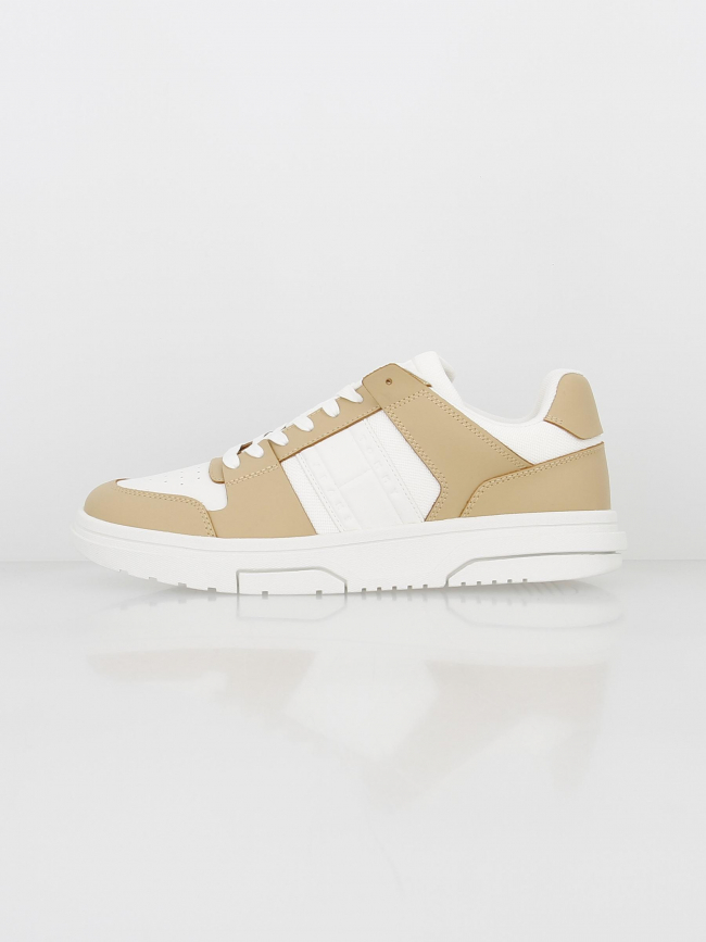 Baskets bi-matière cupsole 2.0 blanc beige homme - Tommy Jeans