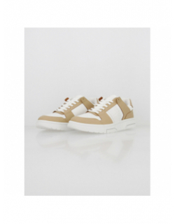 Baskets bi-matière cupsole 2.0 blanc beige homme - Tommy Jeans