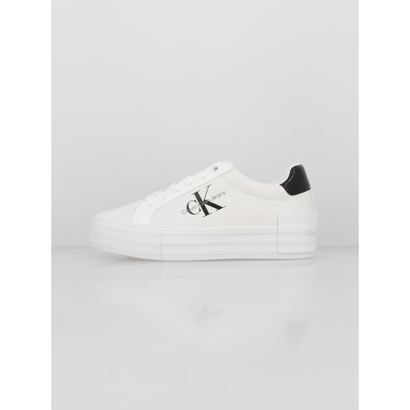 Baskets compensées bold vulc noir blanc femme - Calvin Klein Jeans