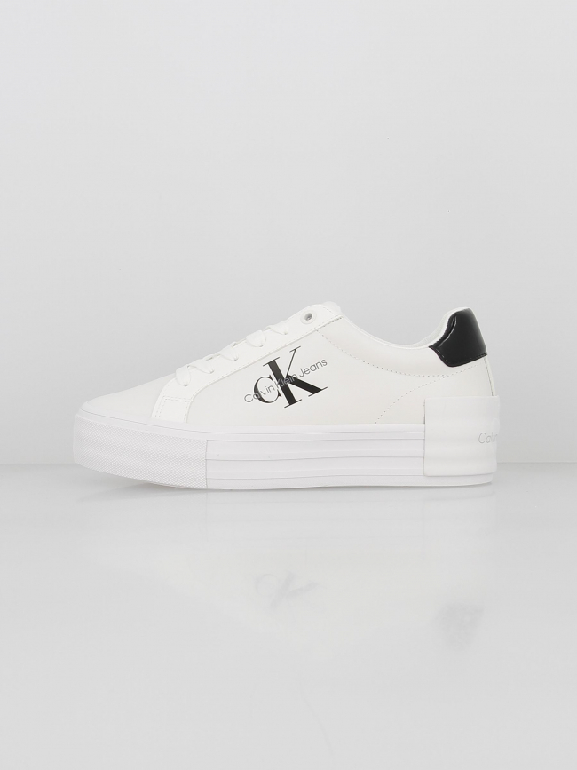 Baskets compensées bold vulc noir blanc femme - Calvin Klein Jeans