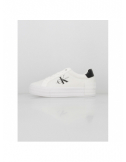 Baskets compensées bold vulc noir blanc femme - Calvin Klein Jeans