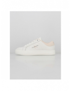 Baskets classic cupsole rose blanc femme - Calvin Klein Jeans