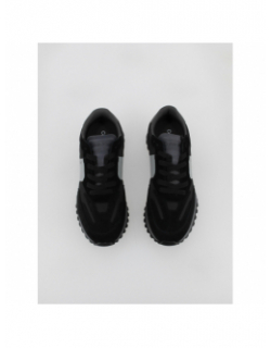 Baskets low top lace up mix noir homme - Calvin Klein Jeans