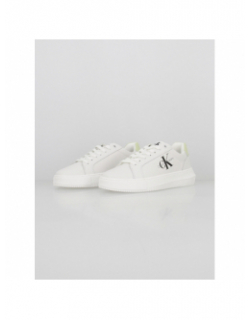 Baskets chunky cupsole vert blanc femme - Calvin Klein Jeans