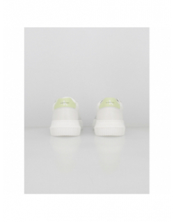 Baskets chunky cupsole vert blanc femme - Calvin Klein Jeans