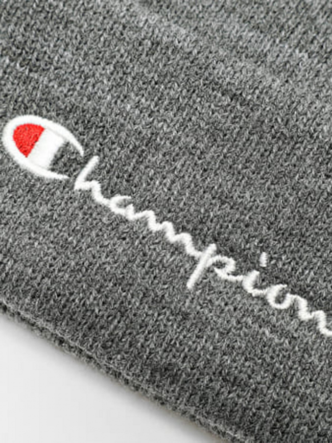 Bonnet logo brodé gris - Champion