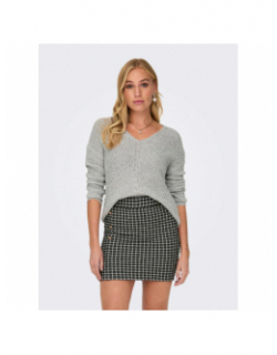 Pull megan gris femme - Jacqueline De Yong