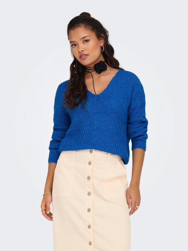 Pull megan bleu petrol femme - Jacqueline De Yong