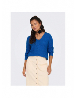 Pull megan bleu petrol femme - Jacqueline De Yong