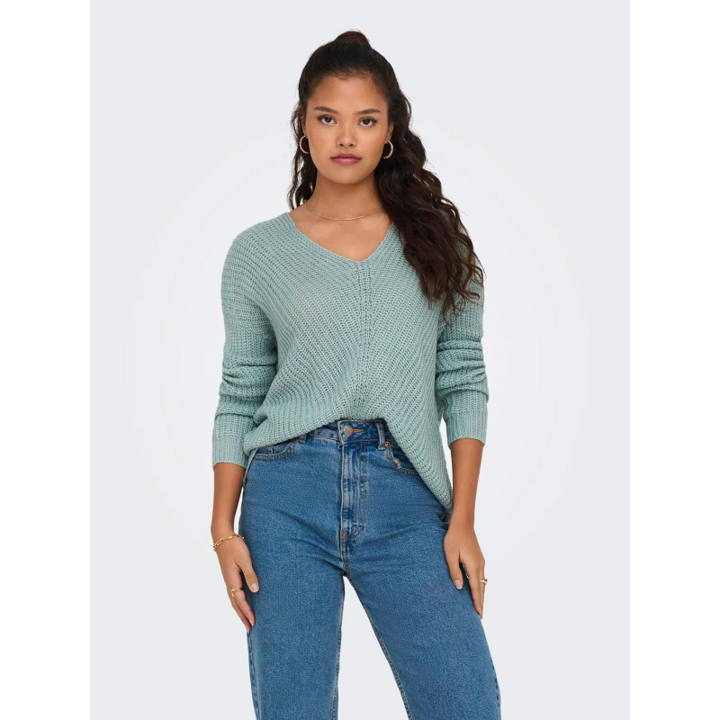 Pull megan bleu femme - Jacqueline De Yong