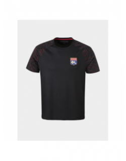 T-shirt de football OL impulse noir enfant - Olympique Lyonnais