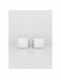 Baskets court platform argenté blanc femme - Adidas