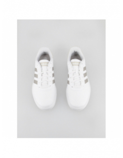 Baskets court platform argenté blanc femme - Adidas