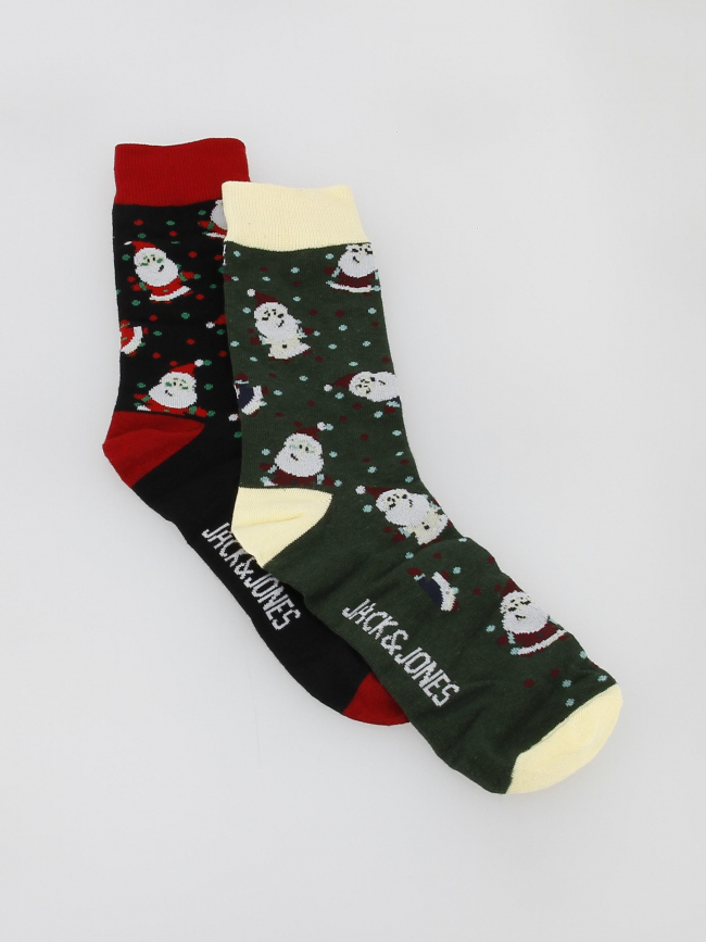 Coffret 5 paires de chaussettes noel xmas homme - Jack & Jones