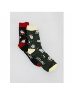 Coffret 5 paires de chaussettes noel xmas homme - Jack & Jones