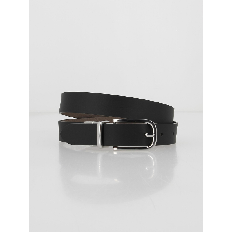 Ceinture réversible en cuir marron noir femme - Levi's