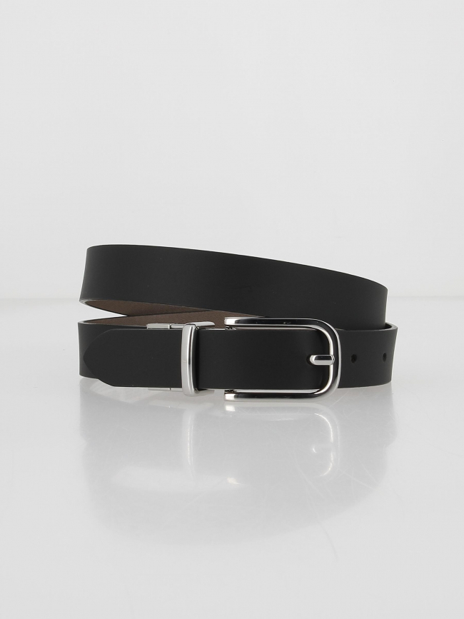 Ceinture réversible en cuir marron noir femme - Levi's