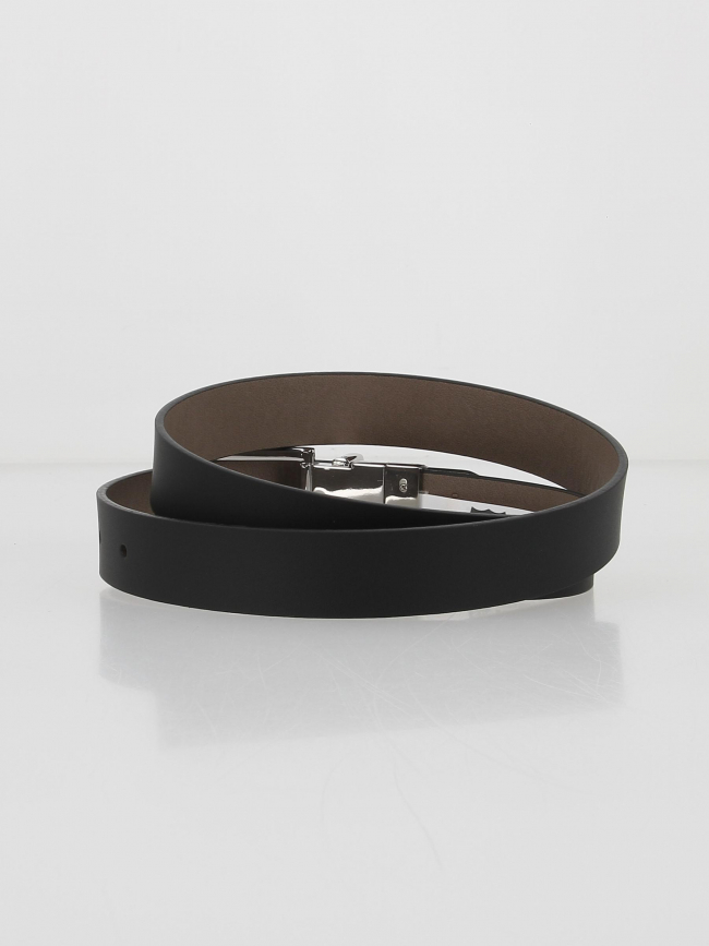 Ceinture réversible en cuir marron noir femme - Levi's